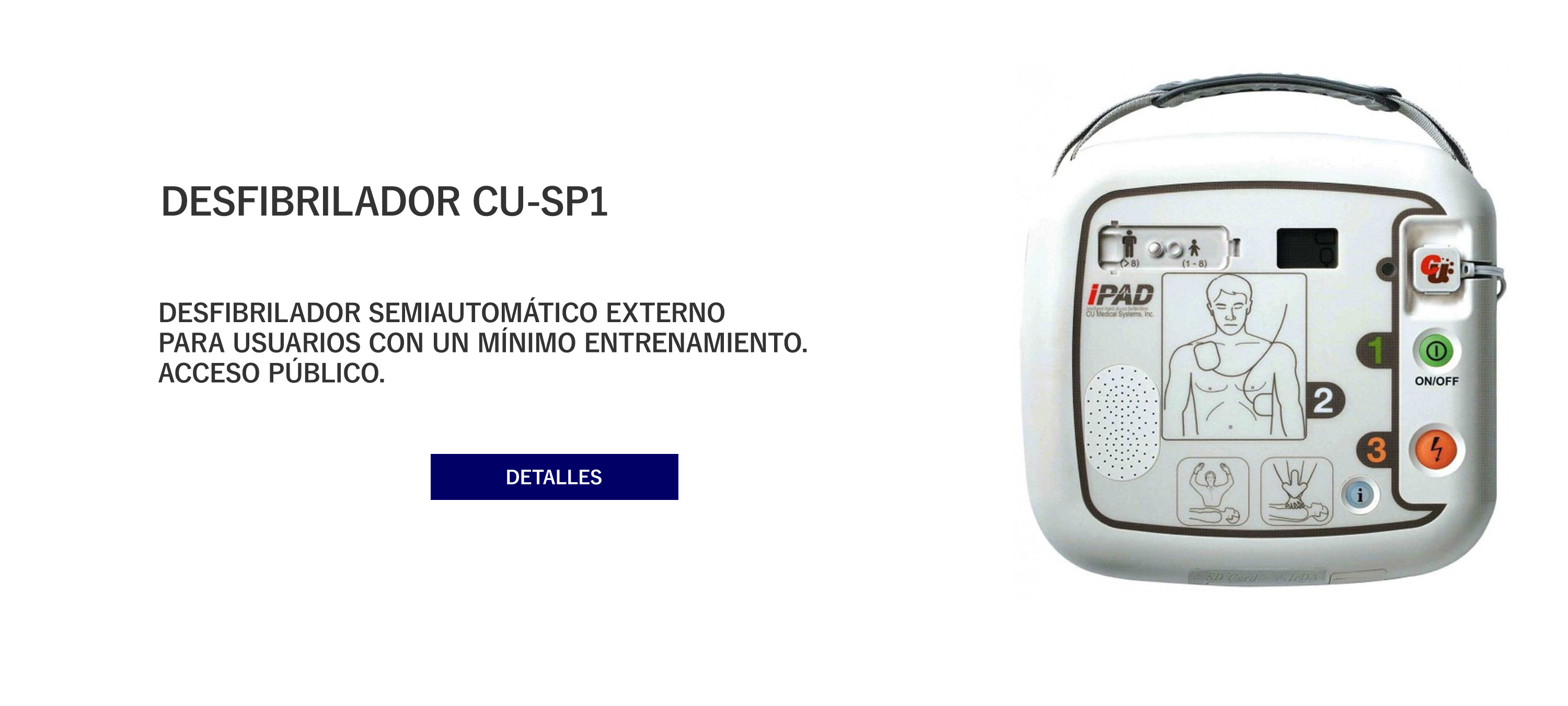 Desfibrilador CU-SP1